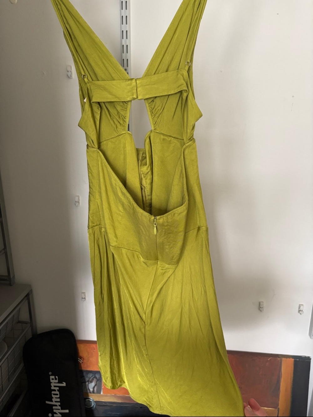 Bec & Bridge Lime Cutout Mini Dress - Picture 3 of 6